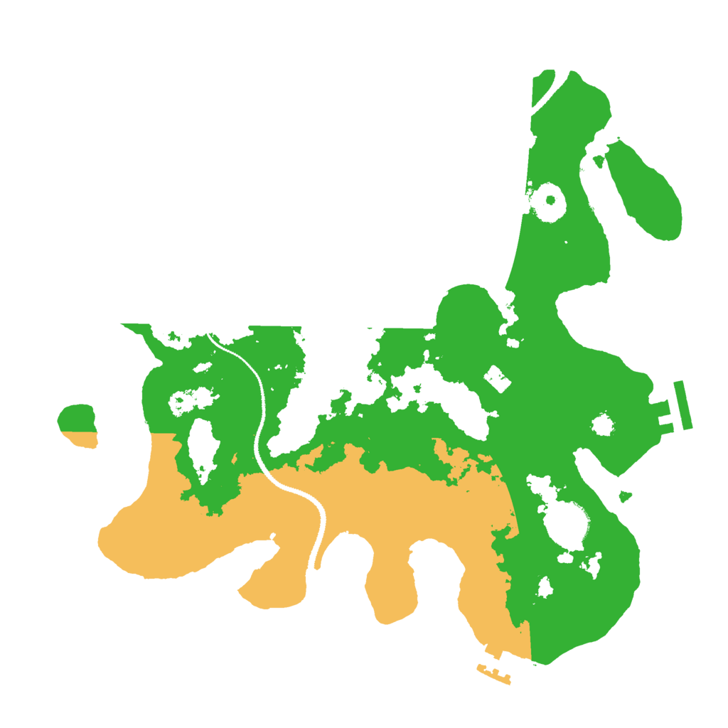 Biome Rust Map: Procedural Map, Size: 3000, Seed: 124016348