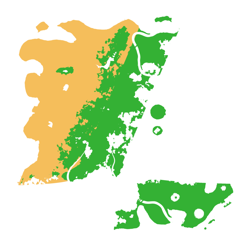 Biome Rust Map: Procedural Map, Size: 4500, Seed: 1176210490