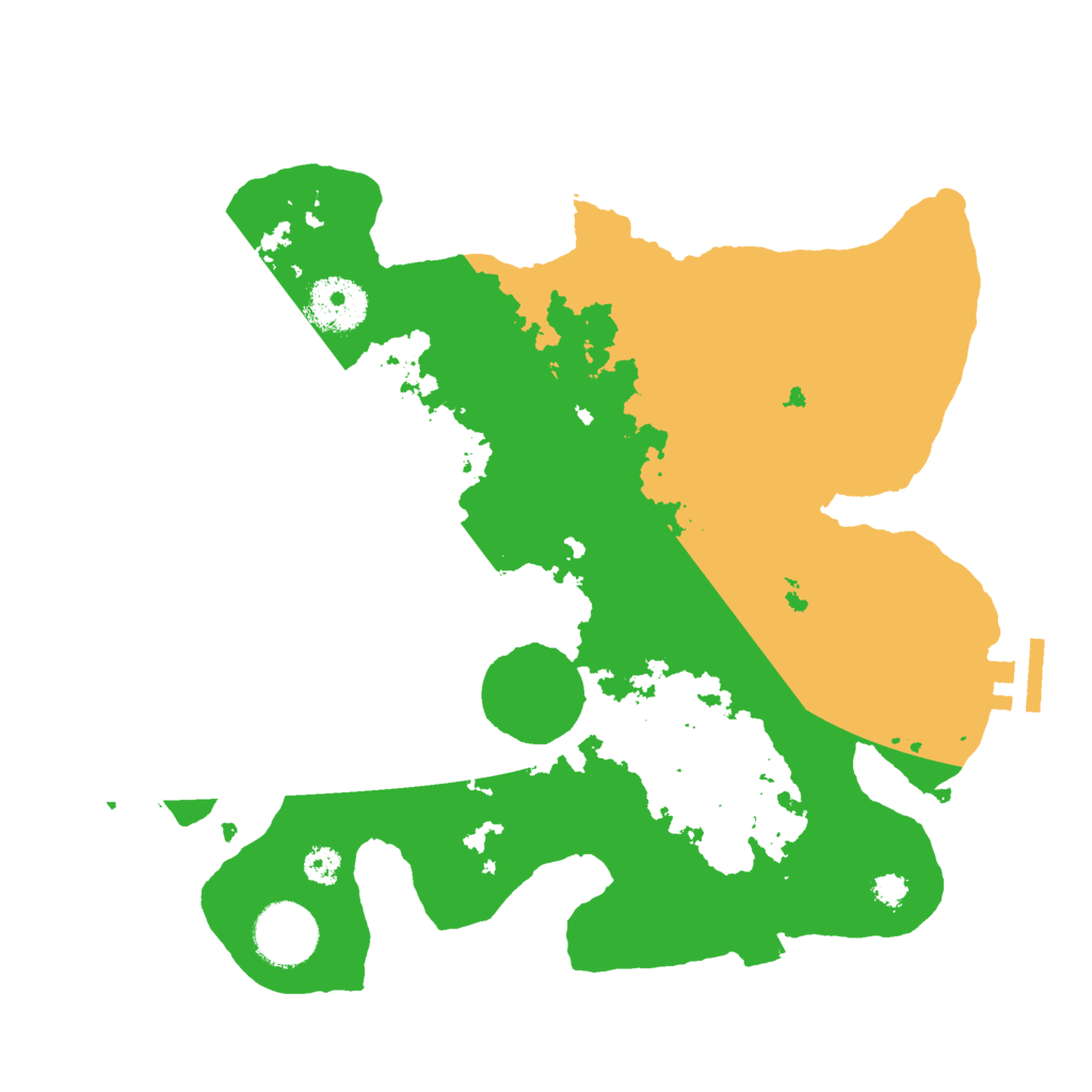 Biome Rust Map: Procedural Map, Size: 3000, Seed: 21277