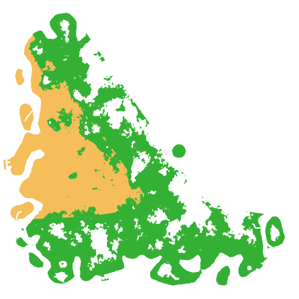 Biome Rust Map: Procedural Map, Size: 6000, Seed: 9876510