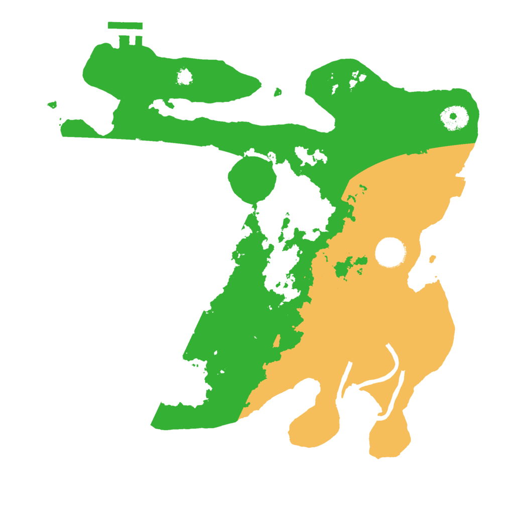 Biome Rust Map: Procedural Map, Size: 3000, Seed: 25631