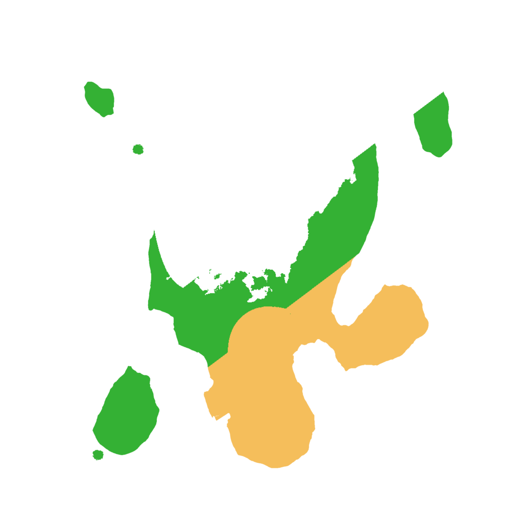 Biome Rust Map: Procedural Map, Size: 2000, Seed: 819356627