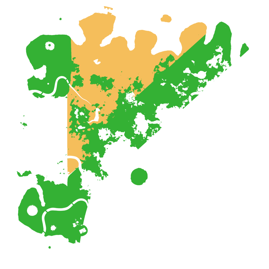 Biome Rust Map: Procedural Map, Size: 4500, Seed: 19528815
