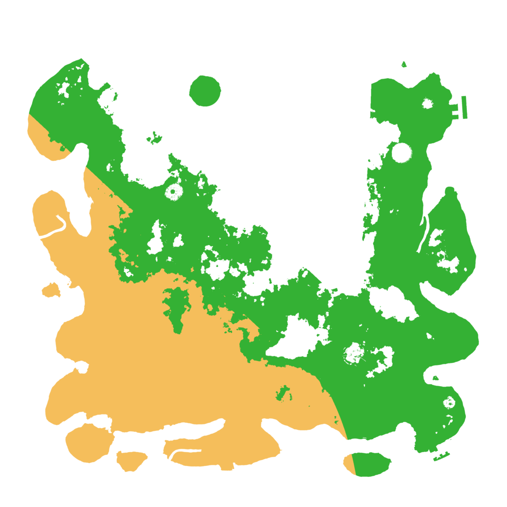 Biome Rust Map: Procedural Map, Size: 4500, Seed: 654523095