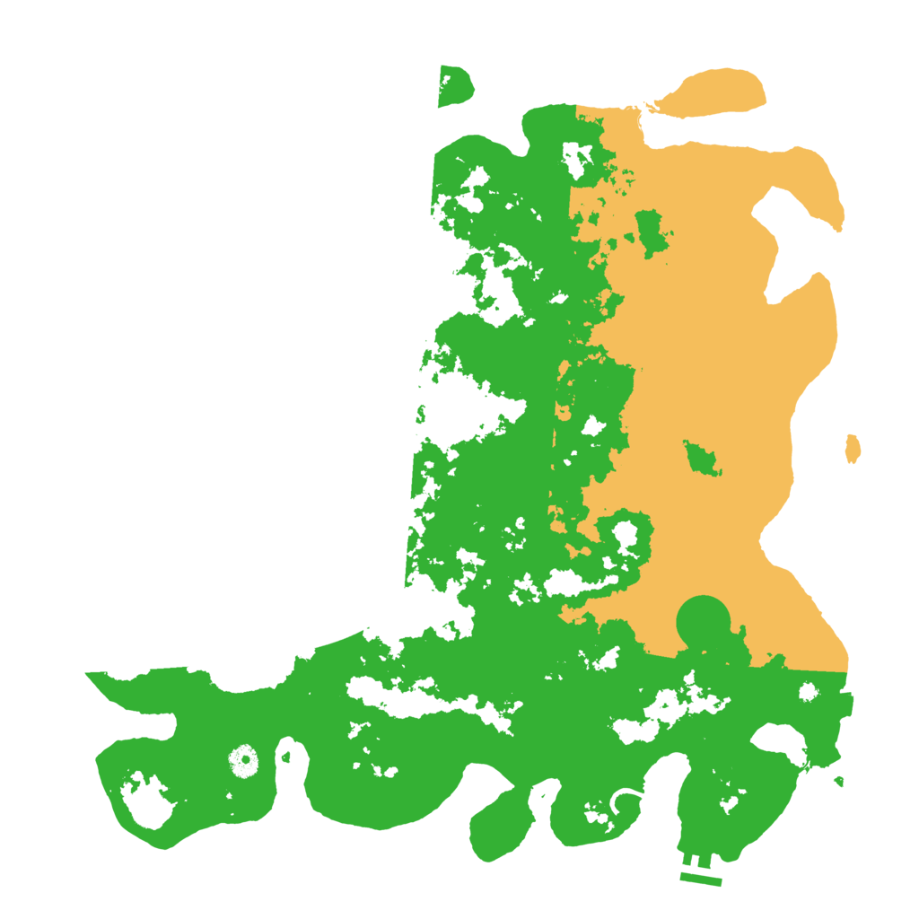 Biome Rust Map: Procedural Map, Size: 4450, Seed: 614243735