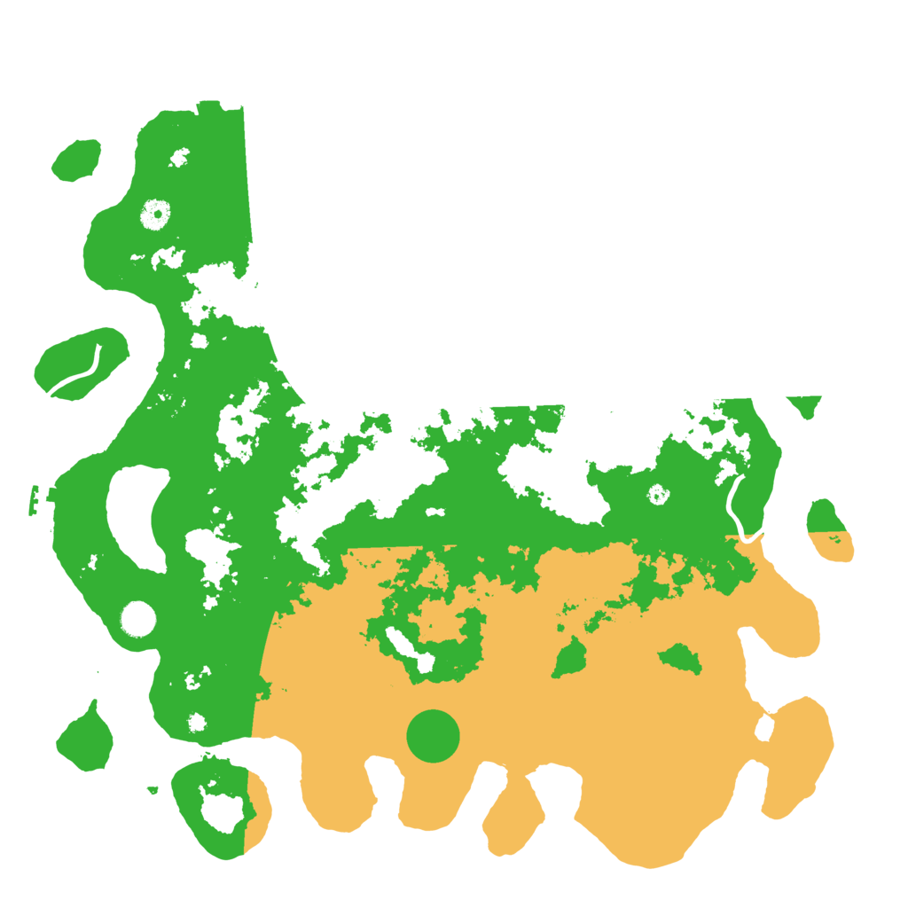 Biome Rust Map: Procedural Map, Size: 4500, Seed: 130249186