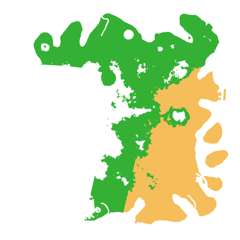 Biome Rust Map: Procedural Map, Size: 4300, Seed: 2024723548