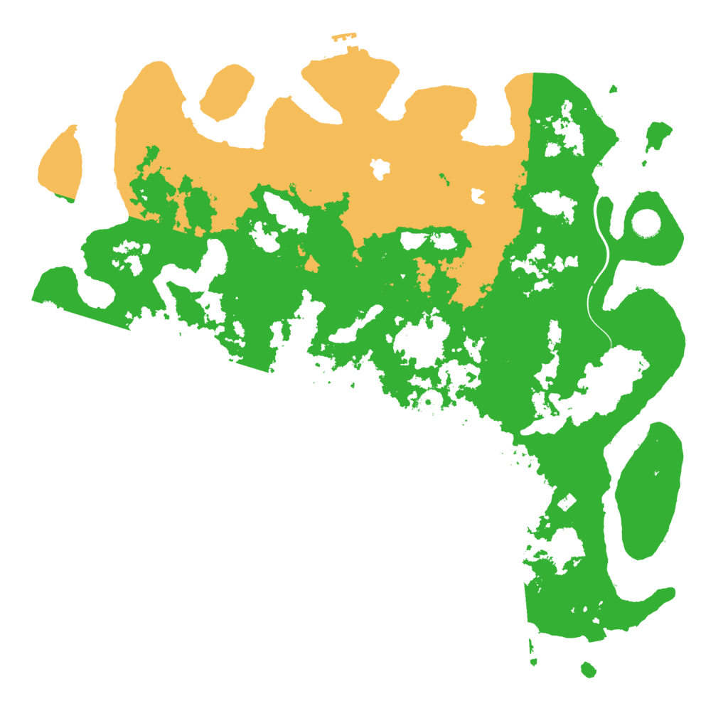 Biome Rust Map: Procedural Map, Size: 4500, Seed: 1439215070