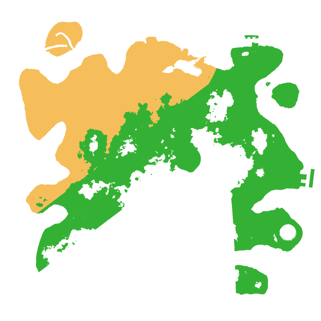 Biome Rust Map: Procedural Map, Size: 3500, Seed: 1088487002