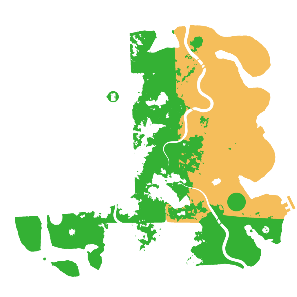 Biome Rust Map: Procedural Map, Size: 4250, Seed: 9757838