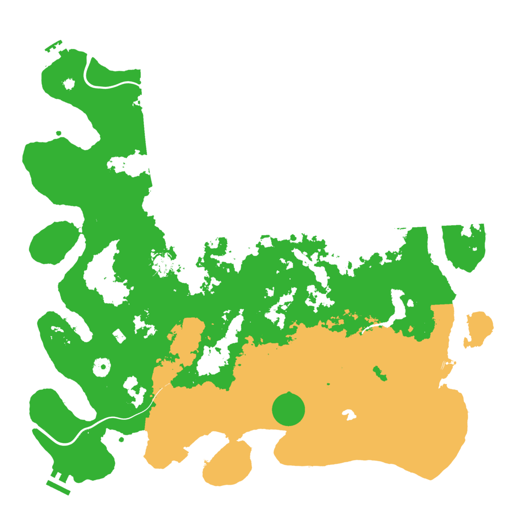 Biome Rust Map: Procedural Map, Size: 4200, Seed: 386483152