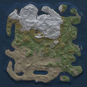 Thumbnail Rust Map: Procedural Map, Size: 4250, Seed: 1533419195, 19 Monuments