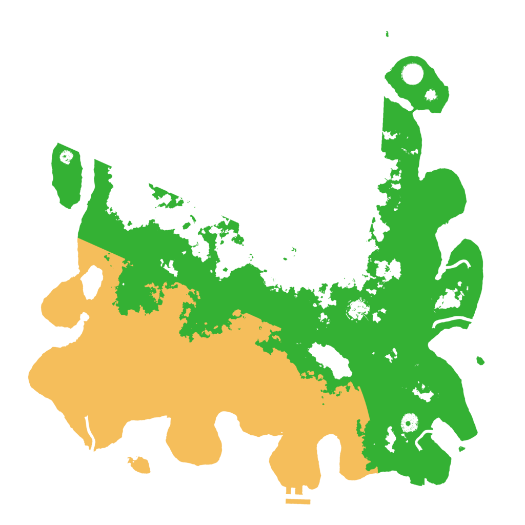 Biome Rust Map: Procedural Map, Size: 4300, Seed: 1869197575