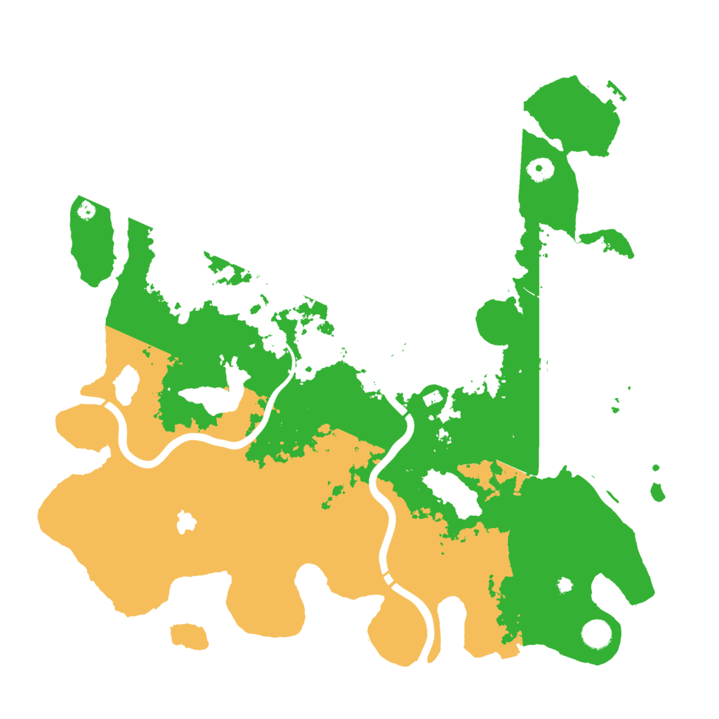 Biome Rust Map: Procedural Map, Size: 4300, Seed: 1869197575