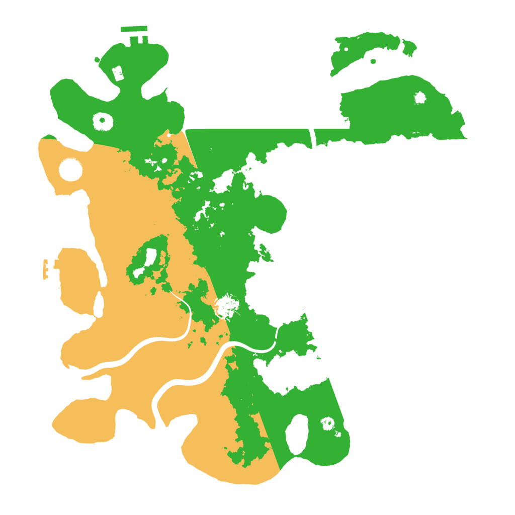 Biome Rust Map: Procedural Map, Size: 3900, Seed: 176184096