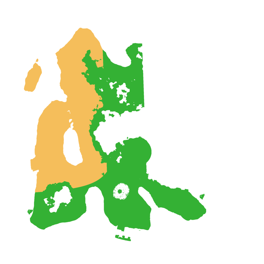 Biome Rust Map: Procedural Map, Size: 2500, Seed: 942879030