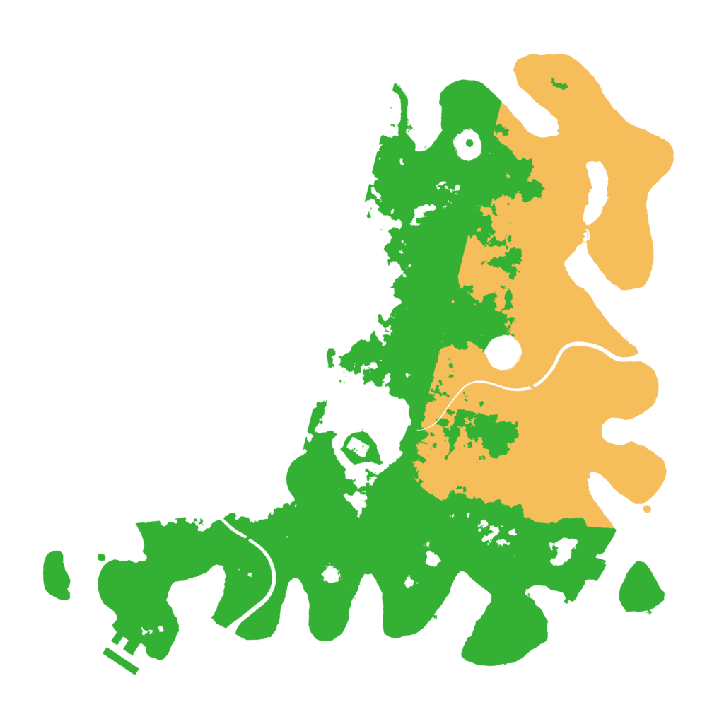 Biome Rust Map: Procedural Map, Size: 3750, Seed: 270135129
