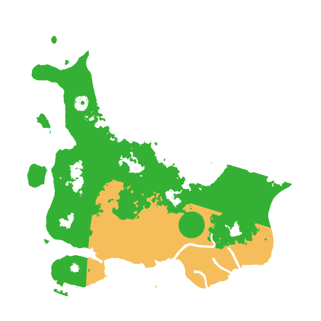 Biome Rust Map: Procedural Map, Size: 3250, Seed: 489491