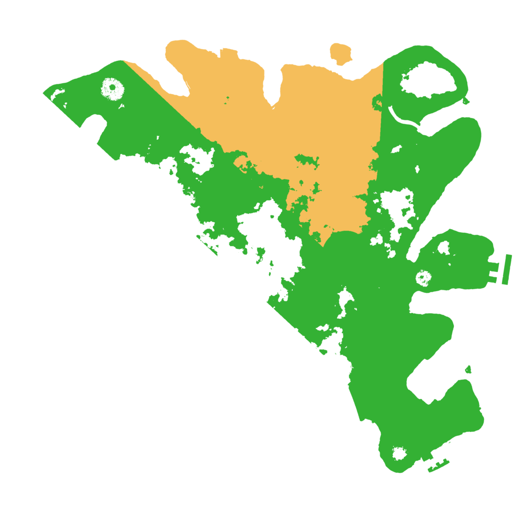 Biome Rust Map: Procedural Map, Size: 3500, Seed: 409049