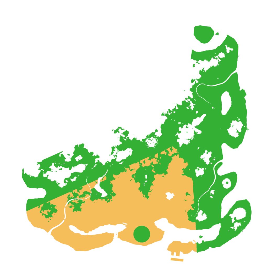 Biome Rust Map: Procedural Map, Size: 4250, Seed: 961071141