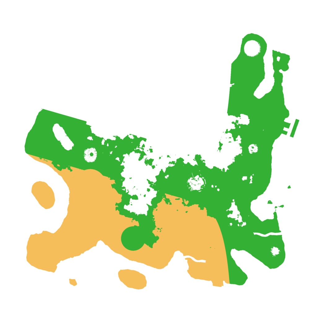 Biome Rust Map: Procedural Map, Size: 3450, Seed: 540525