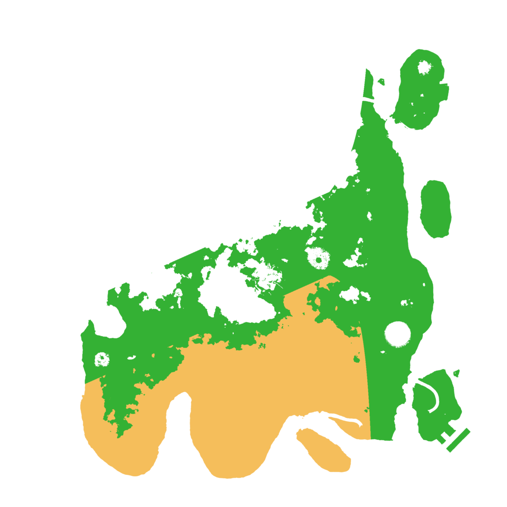 Biome Rust Map: Procedural Map, Size: 3500, Seed: 1734623452