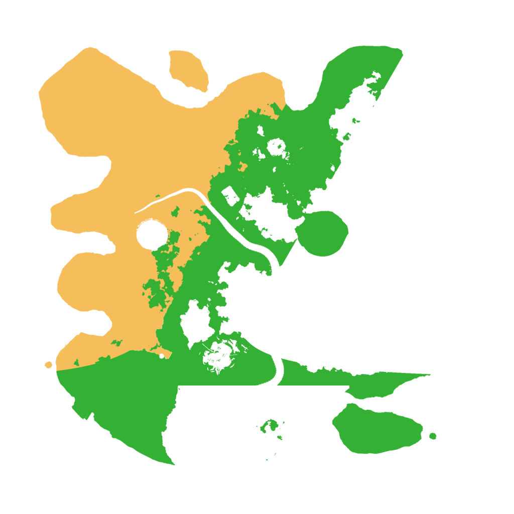 Biome Rust Map: Procedural Map, Size: 3000, Seed: 231784448
