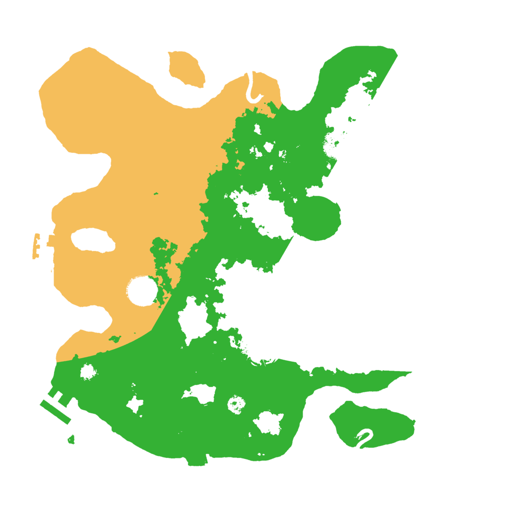 Biome Rust Map: Procedural Map, Size: 3000, Seed: 231784448