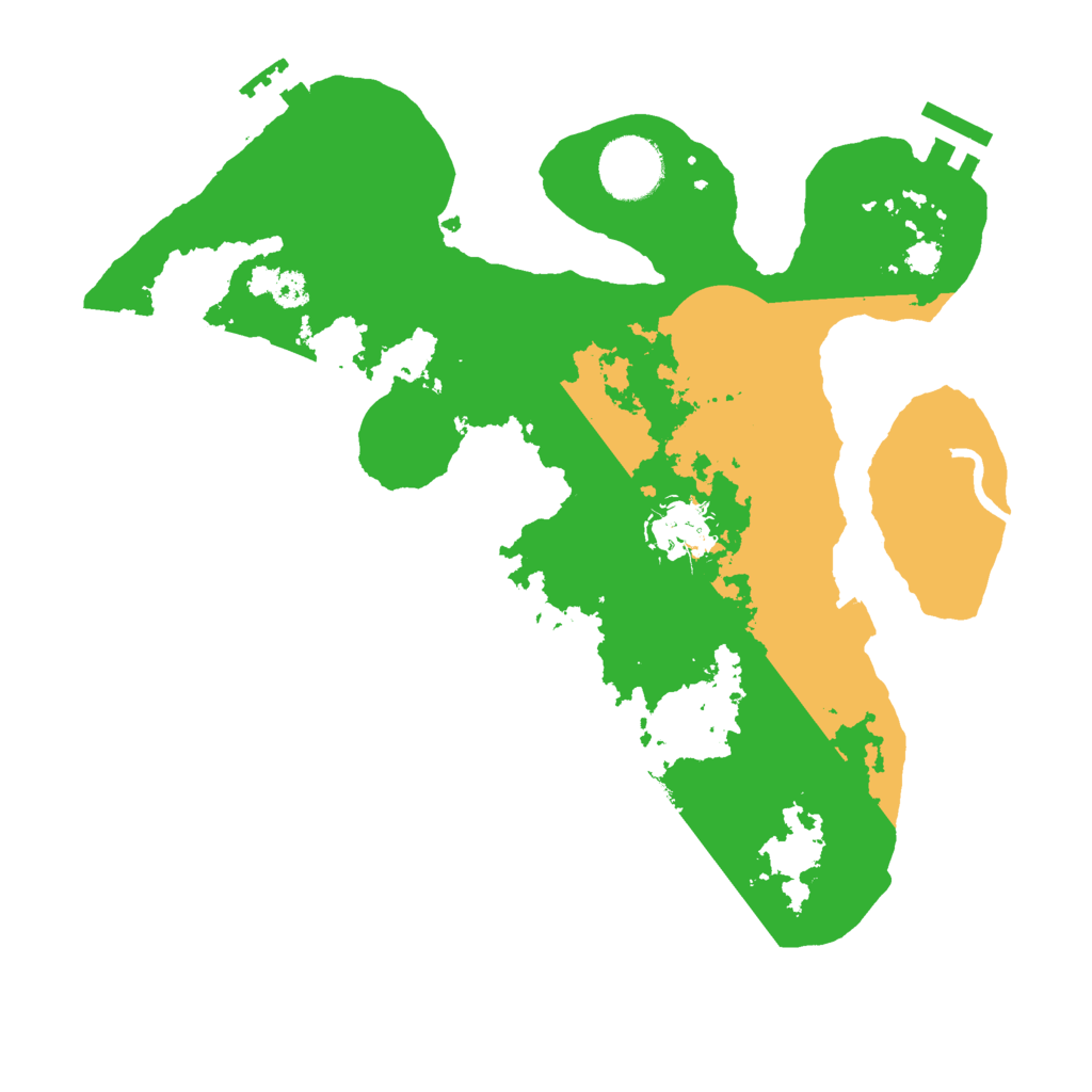Biome Rust Map: Procedural Map, Size: 3000, Seed: 6948