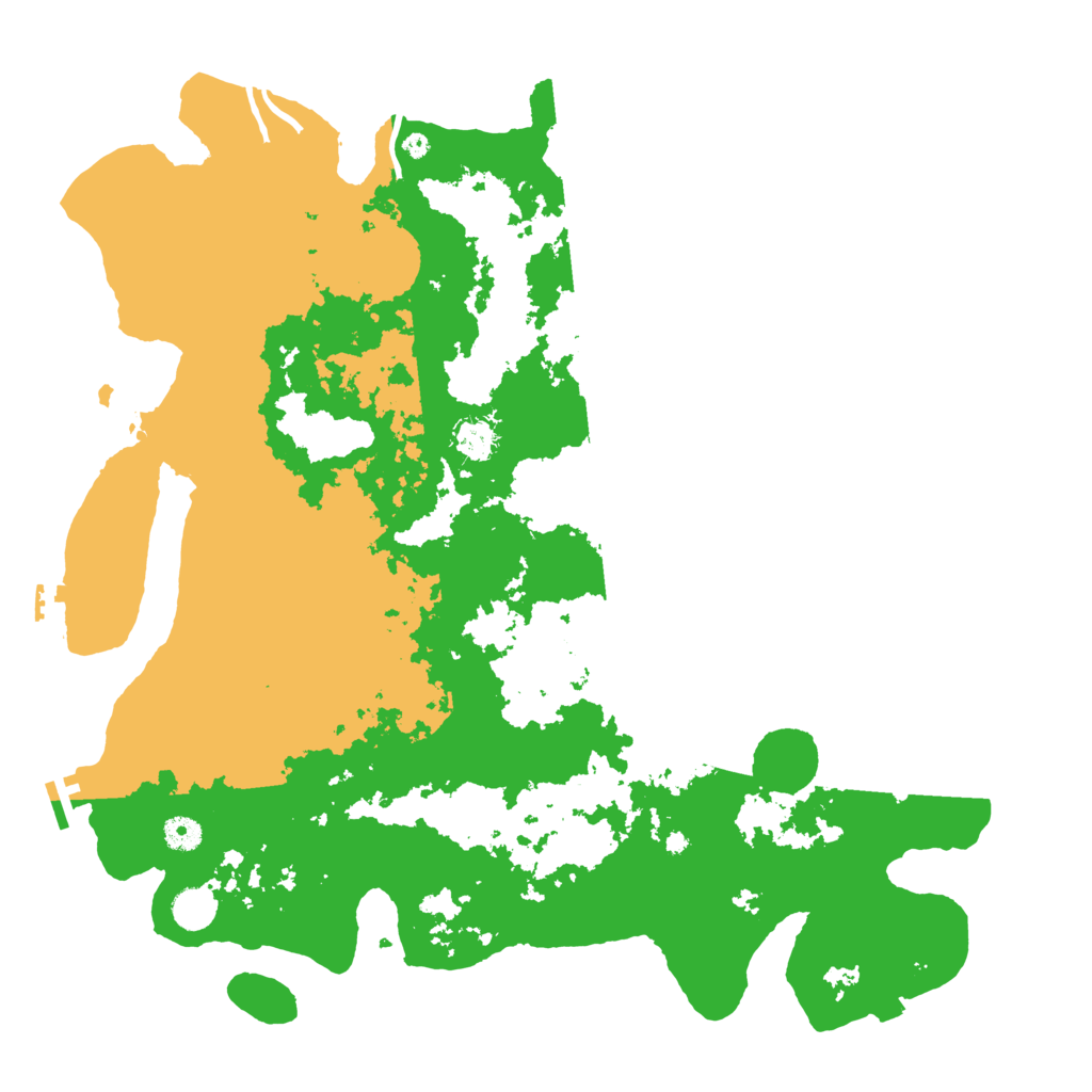 Biome Rust Map: Procedural Map, Size: 4500, Seed: 3781004