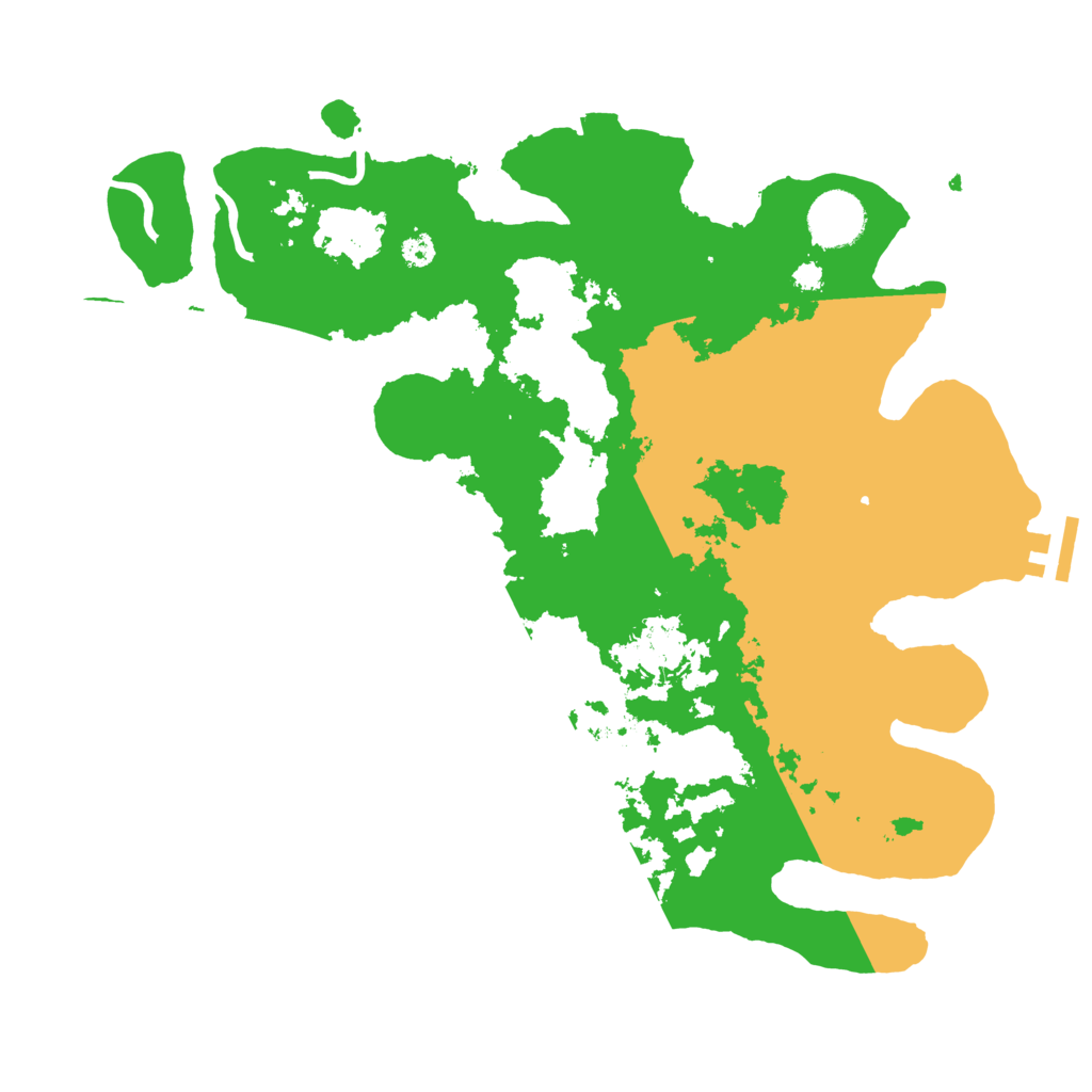 Biome Rust Map: Procedural Map, Size: 3400, Seed: 580917