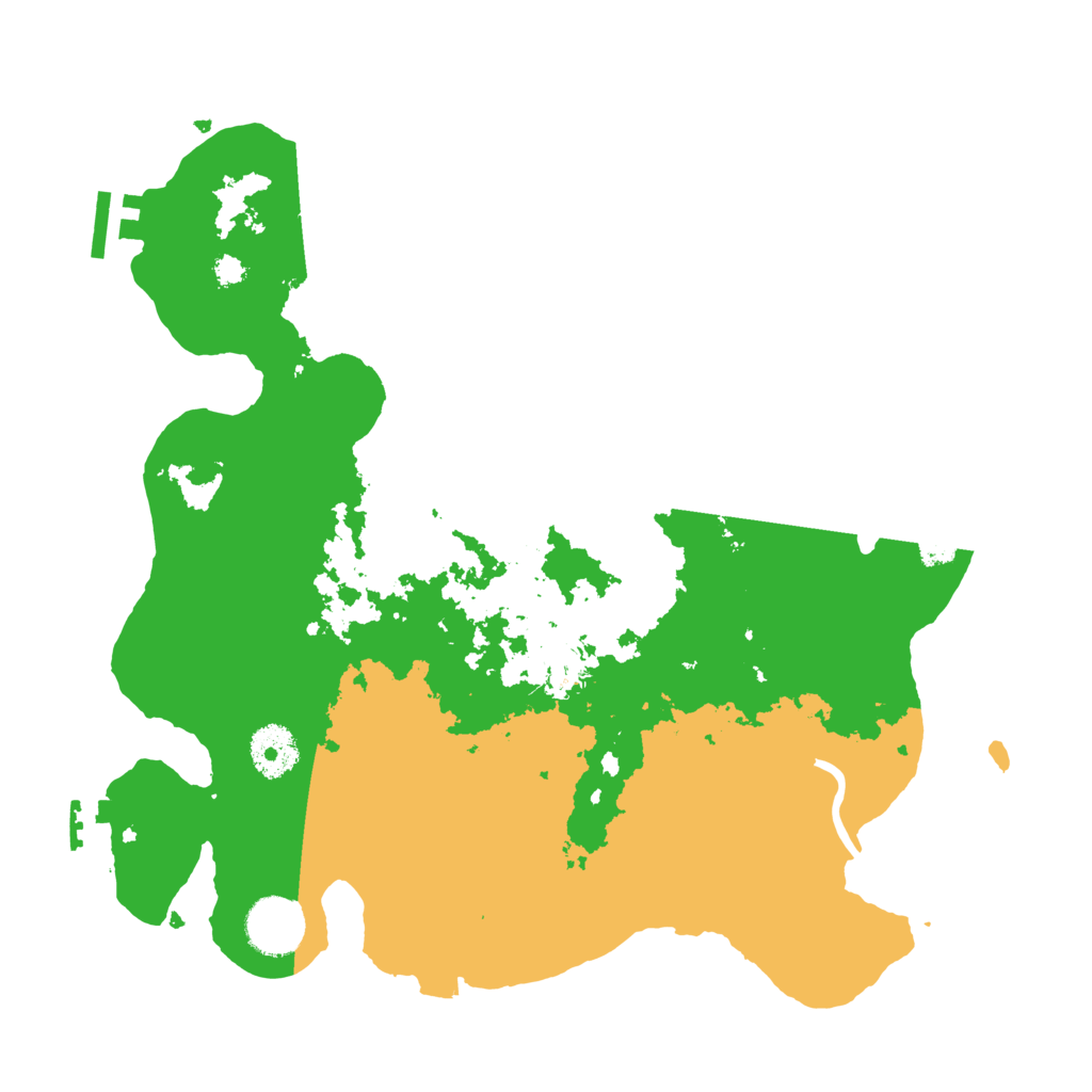 Biome Rust Map: Procedural Map, Size: 3300, Seed: 806208790