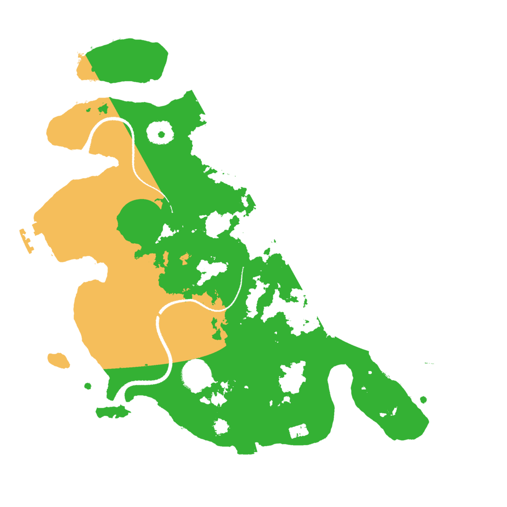 Biome Rust Map: Procedural Map, Size: 3000, Seed: 626047871