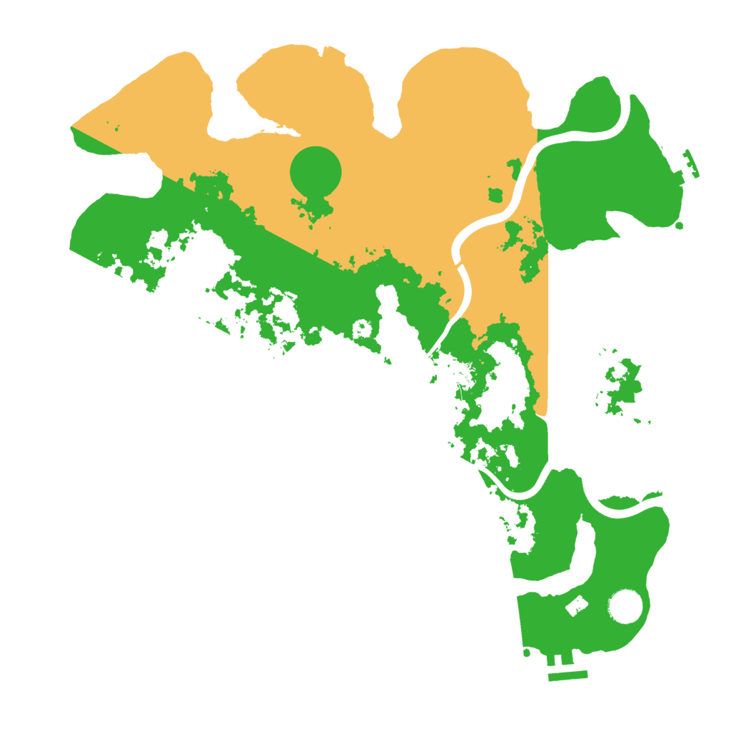 Biome Rust Map: Procedural Map, Size: 3750, Seed: 984601