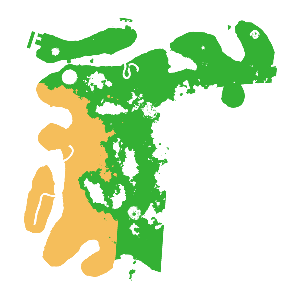 Biome Rust Map: Procedural Map, Size: 3600, Seed: 79641300