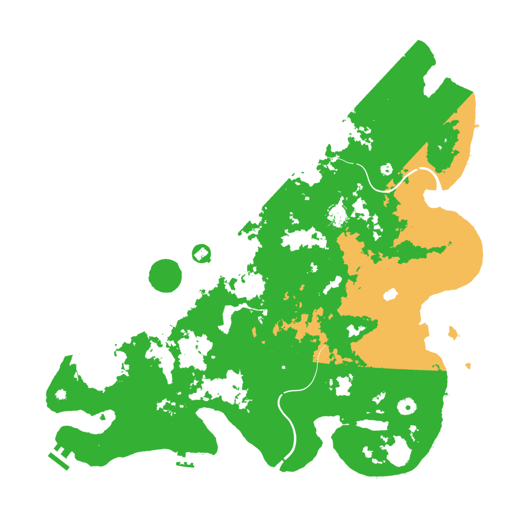Biome Rust Map: Procedural Map, Size: 4250, Seed: 1282044410