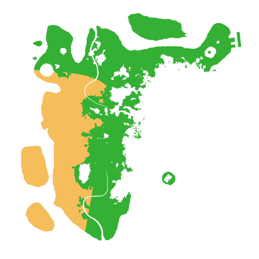 Biome Rust Map: Procedural Map, Size: 3500, Seed: 447101193