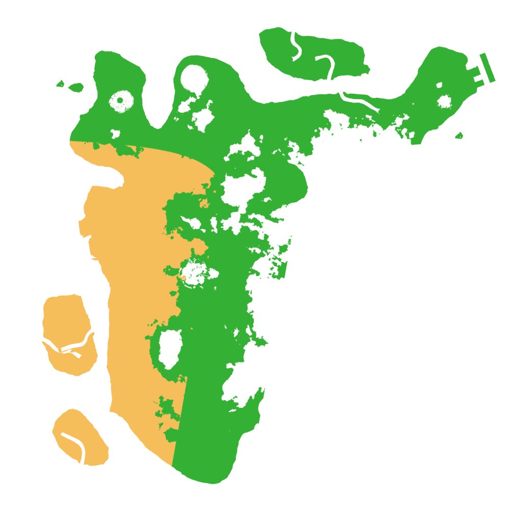 Biome Rust Map: Procedural Map, Size: 3500, Seed: 447101193