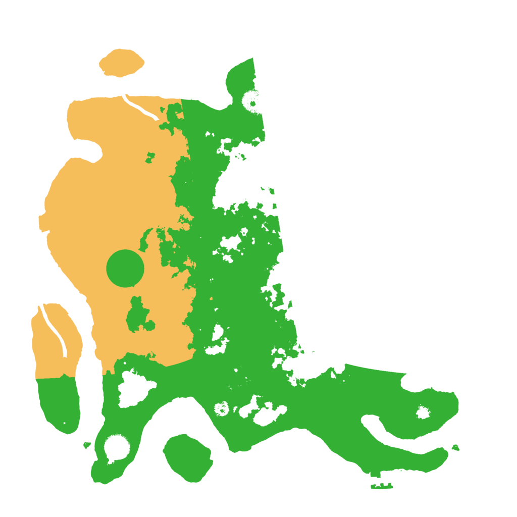 Biome Rust Map: Procedural Map, Size: 3600, Seed: 29824