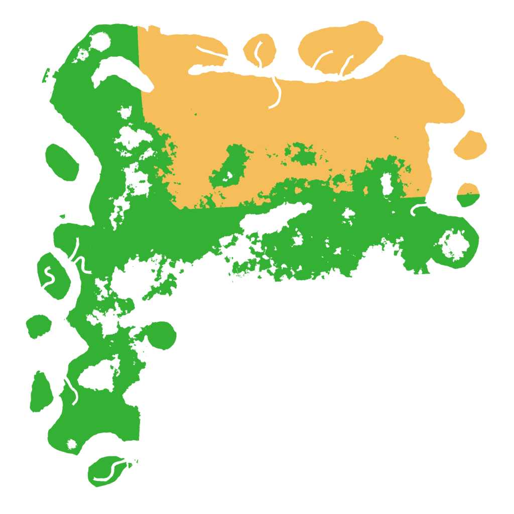 Biome Rust Map: Procedural Map, Size: 5000, Seed: 1995491962
