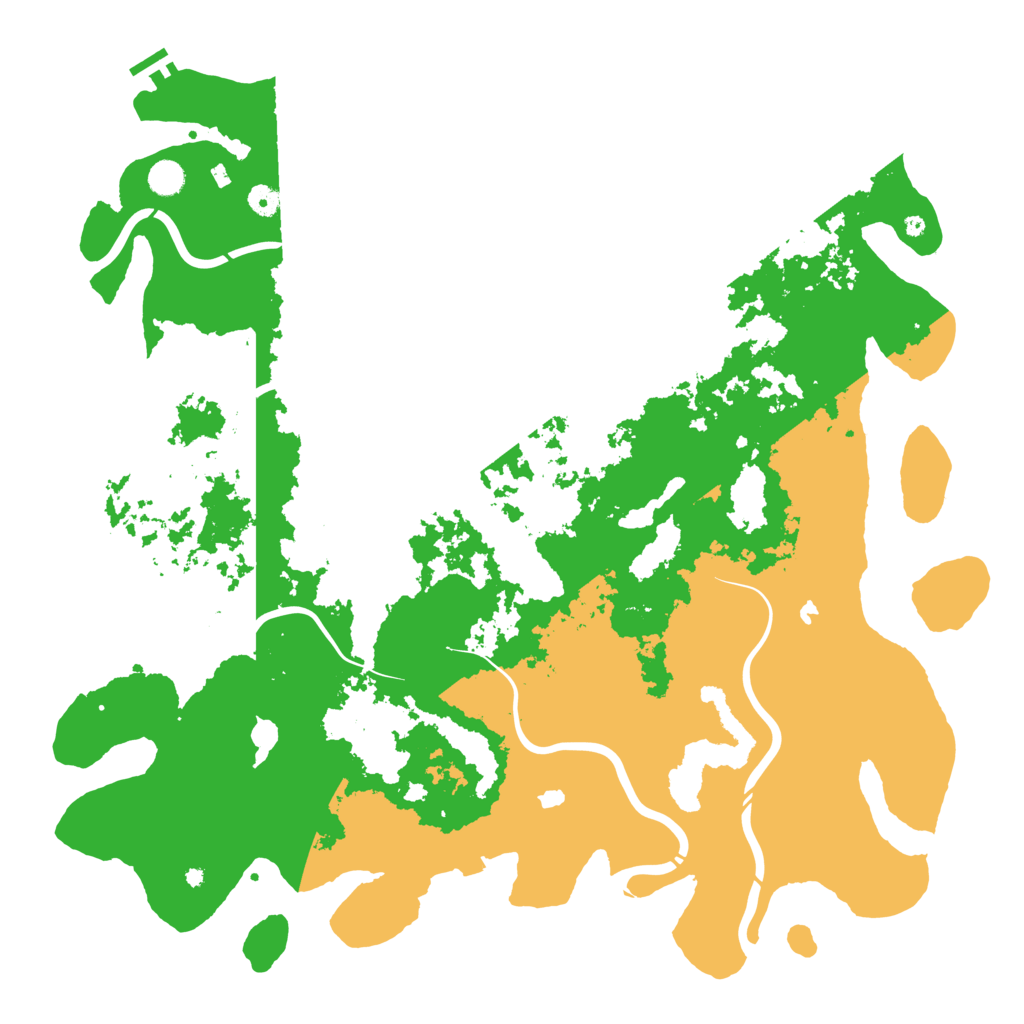 Biome Rust Map: Procedural Map, Size: 5000, Seed: 298394106