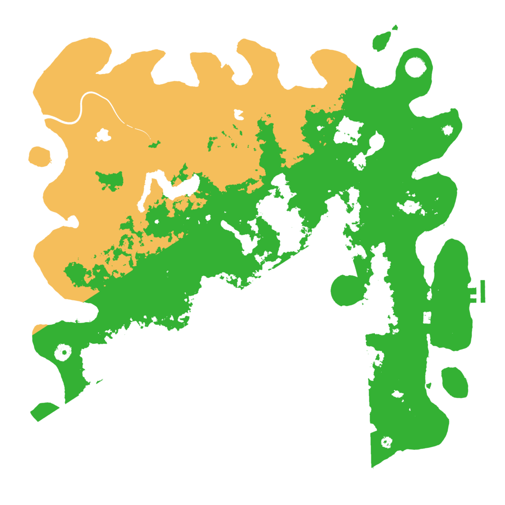 Biome Rust Map: Procedural Map, Size: 4500, Seed: 1081239118