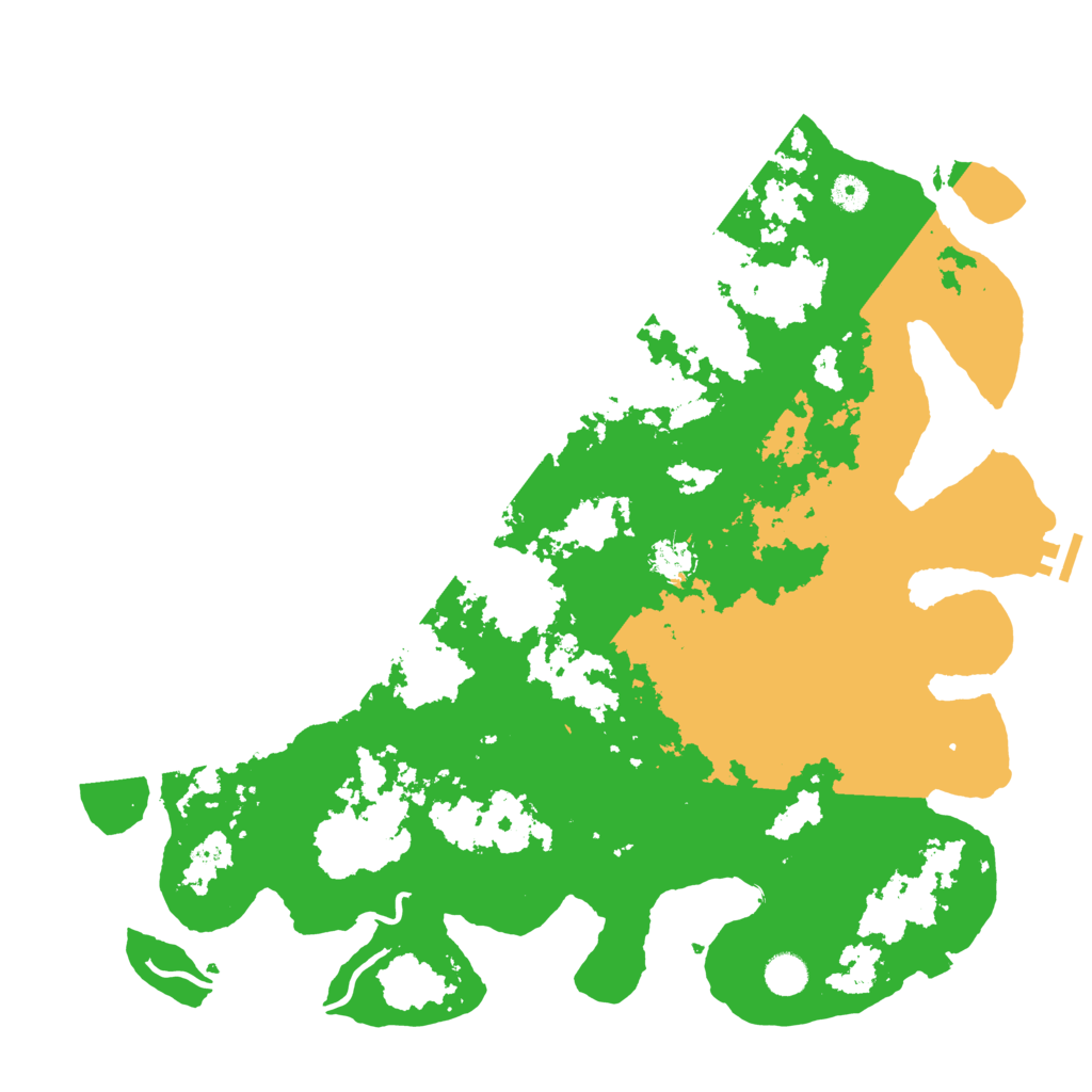 Biome Rust Map: Procedural Map, Size: 4500, Seed: 475924815