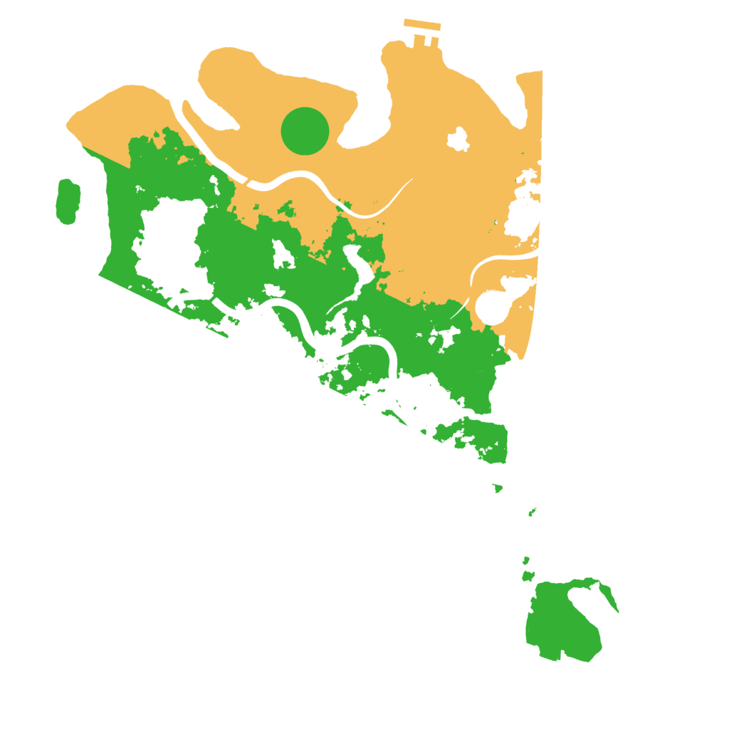 Biome Rust Map: Procedural Map, Size: 4000, Seed: 515255564