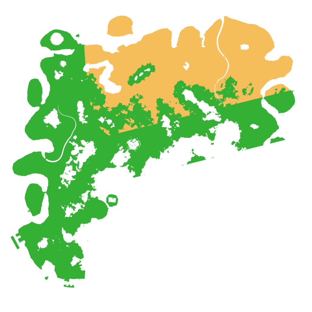 Biome Rust Map: Procedural Map, Size: 4500, Seed: 1563120456
