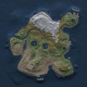 Thumbnail Rust Map: Procedural Map, Size: 2250, Seed: 1950058011, 6 Monuments