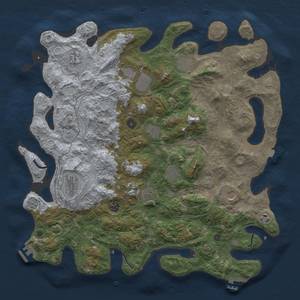 Thumbnail Rust Map: Procedural Map, Size: 4500, Seed: 262670289, 19 Monuments