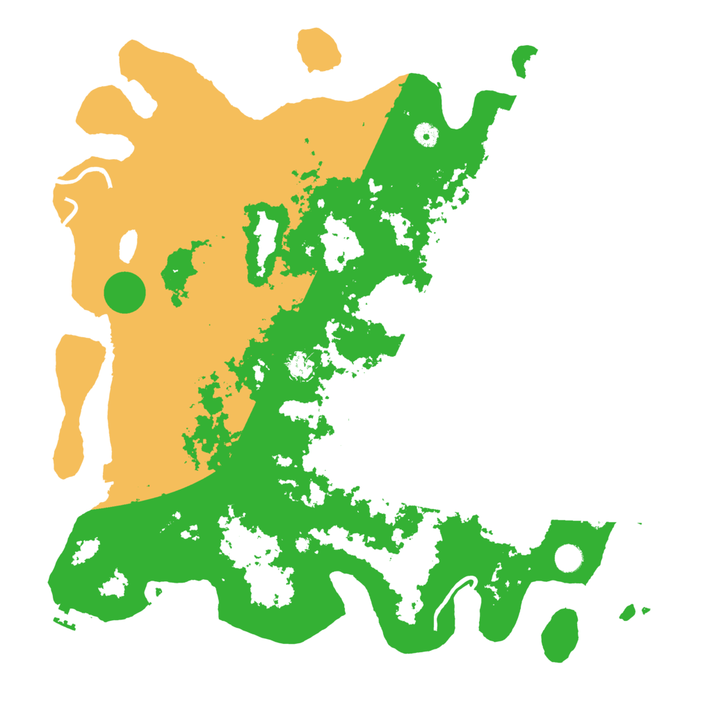 Biome Rust Map: Procedural Map, Size: 4500, Seed: 288011220