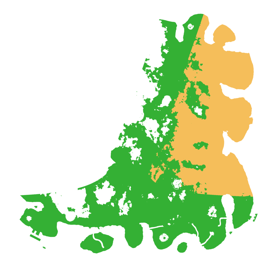 Biome Rust Map: Procedural Map, Size: 4750, Seed: 520