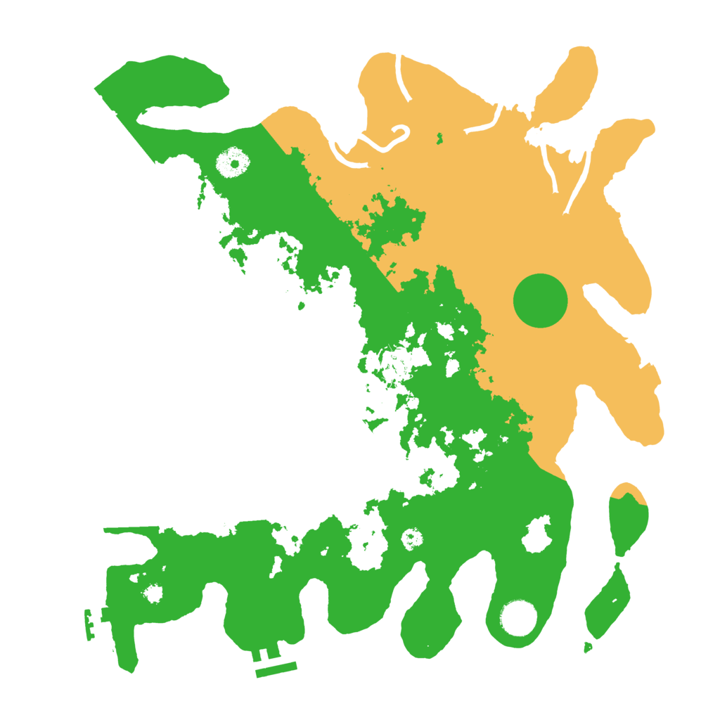 Biome Rust Map: Procedural Map, Size: 3500, Seed: 1049964571